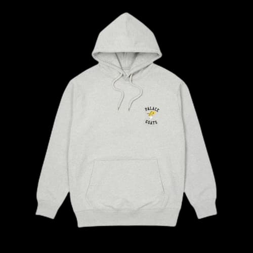Palace Goats Hood 'Grey Marl'