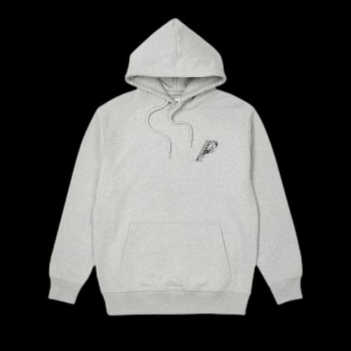 Palace P-3 Snake Appliqué Hood 'Grey Marl'