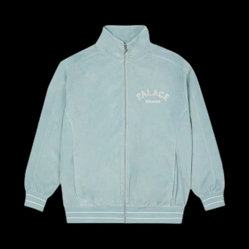 Palace Galore Velour Track Top 'Light Blue'