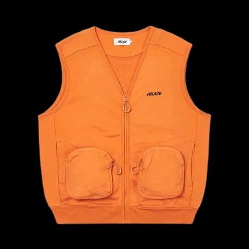 Palace London Sweat Gilet 'Rust'