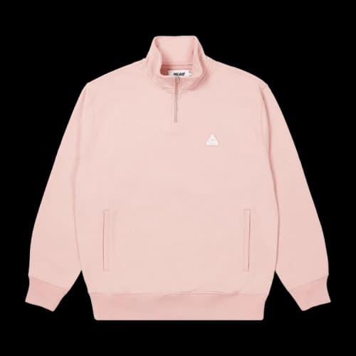Palace Sofar 1/4 Zip Funnel 'Pink'