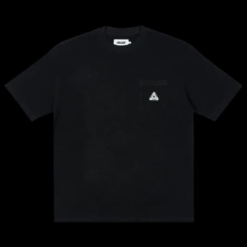 Palace Waffle Overlock T-Shirt 'Black'