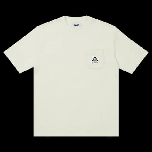 Palace Waffle Overlock T-Shirt 'Natural White'