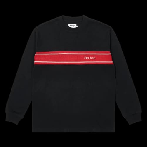 Palace Knit Block Long-Sleeve 'Black'
