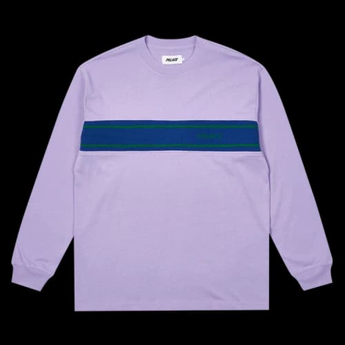Palace Knit Block Long-Sleeve 'Violet'
