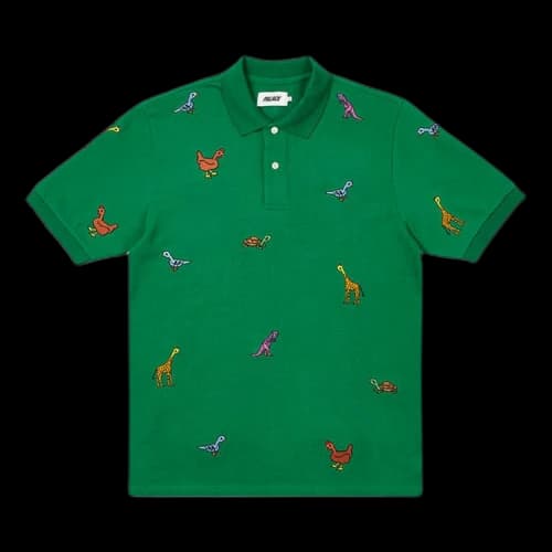 Palace Animals Polo 'Green'