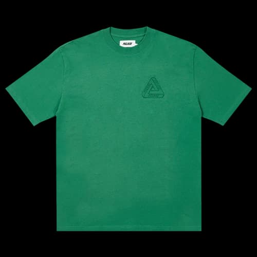 Palace Tri-Ferg Embossed T-Shirt 'Green'