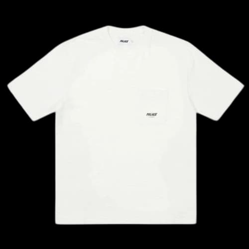 Palace Slub Pocket Zig Zag T-Shirt 'White'