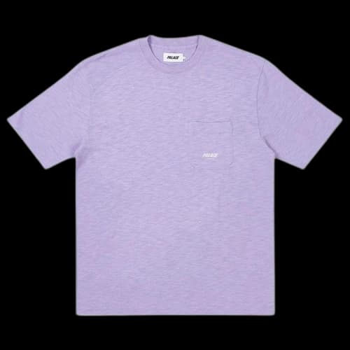 Palace Slub Pocket Zig Zag T-Shirt 'Violet'