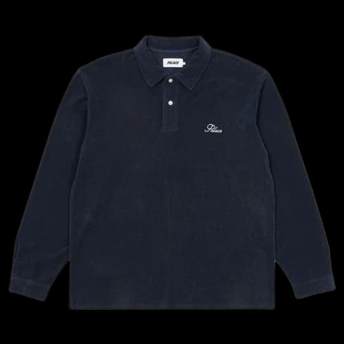 Palace Terry Stripe Long-Sleeve 'Navy'