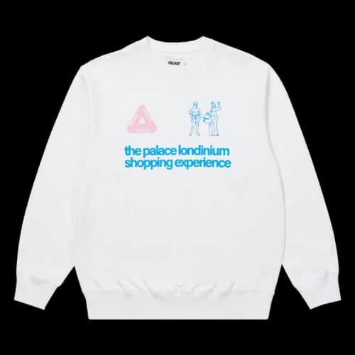 Palace Shopping Experience Crew 'White'