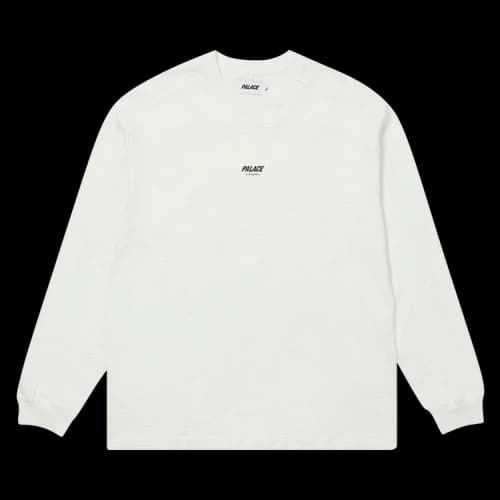 Palace Slub Zig Zag Long-Sleeve 'White'