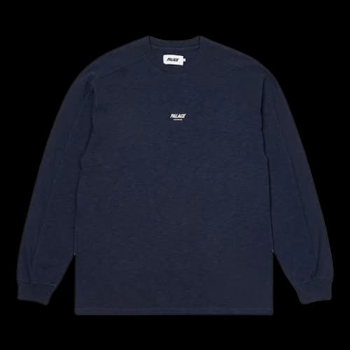 Palace Slub Zig Zag Long-Sleeve 'Navy'