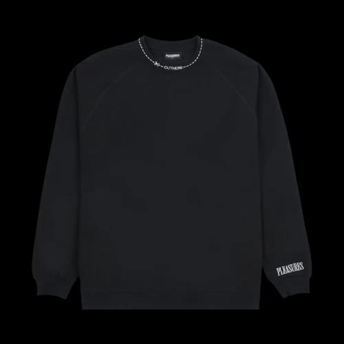 Pleasures Cut Here Raglan 'Black'