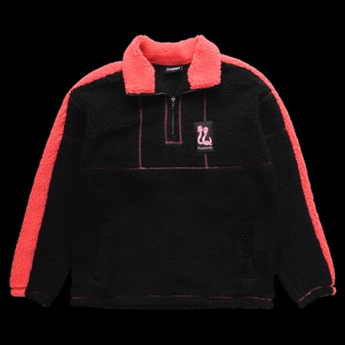 Pleasures Rewind Quarter Zip 'Black'