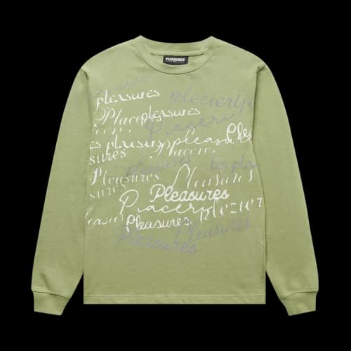 Pleasures Shatter Long-Sleeve Shirt 'Green'