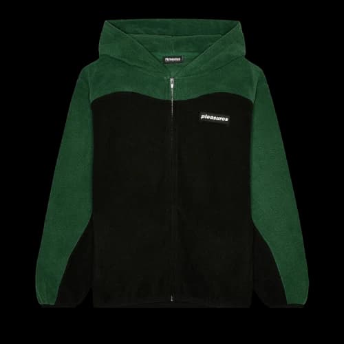 Pleasures Whiskey Zip Hoodie 'Green'
