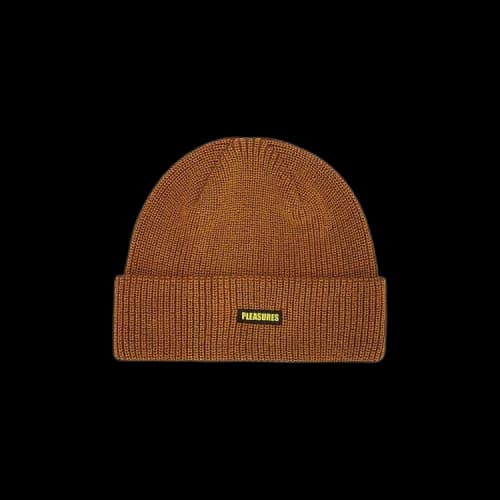 Pleasures Impact Logo Beanie 'Tan'