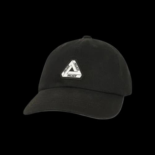 Palace Washed Twill Tri-Ferg 6-Panel 'Black'