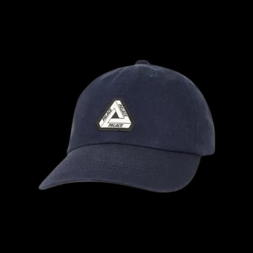 Palace Washed Twill Tri-Ferg 6-Panel 'Navy'