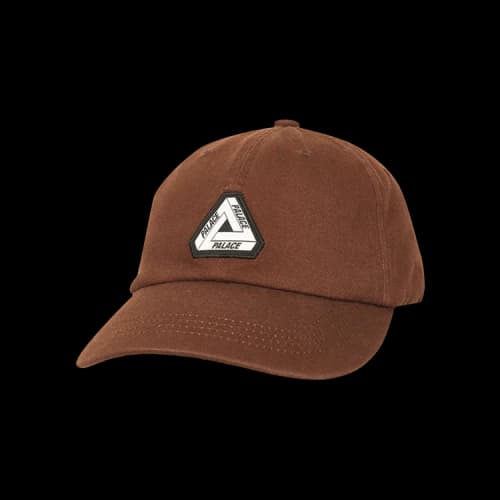 Palace Washed Twill Tri-Ferg 6-Panel 'Brown'