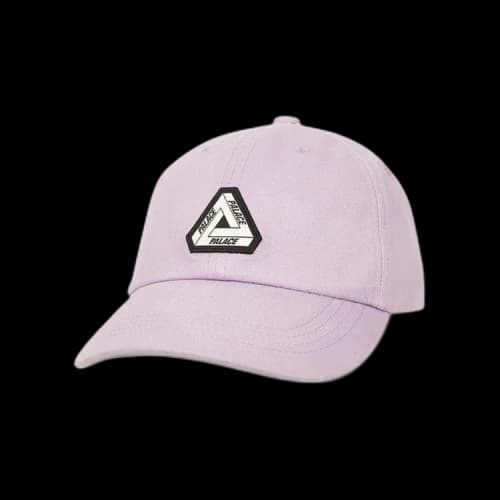 Palace Washed Twill Tri-Ferg 6-Panel 'Lilac'