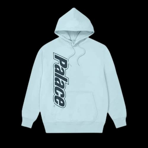 Palace Lowercase Font Hood 'Light Blue'