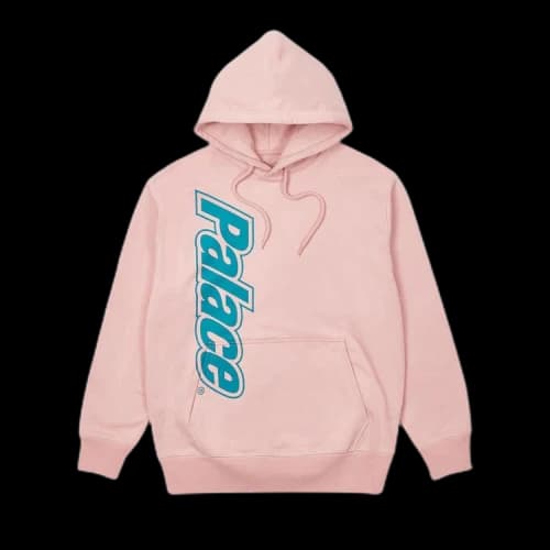 Palace Lowercase Font Hood 'Pink'