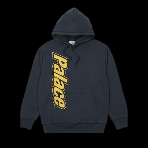 Palace Lowercase Font Hood 'Navy'