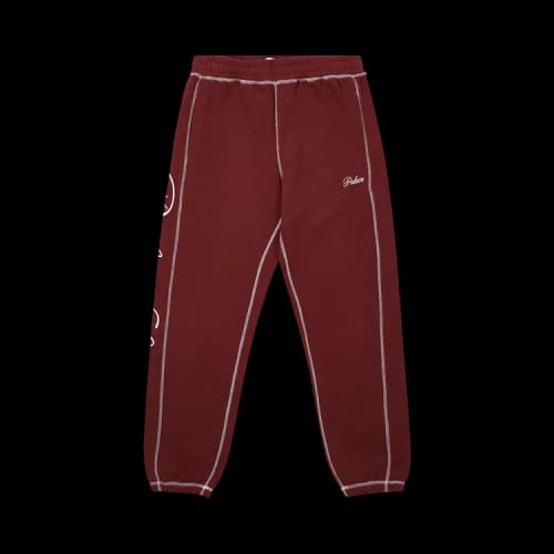 Palace Chain Stitch Joggers 'Cherry'