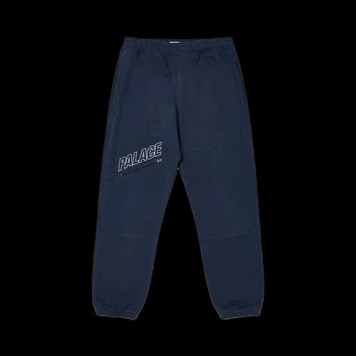 Palace Slant Zip Joggers 'Blue'