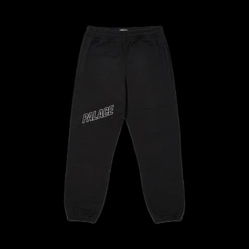 Palace Slant Zip Joggers 'Black'