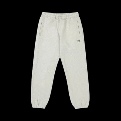 Palace Slub Zig Zag Joggers 'Grey Marl'