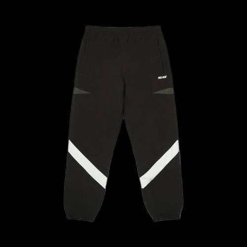 Palace Panelled Shell Joggers 'Black'