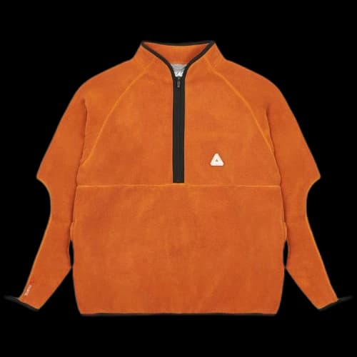 Palace Polartec 1/4 Zip Jacket 'Orange'