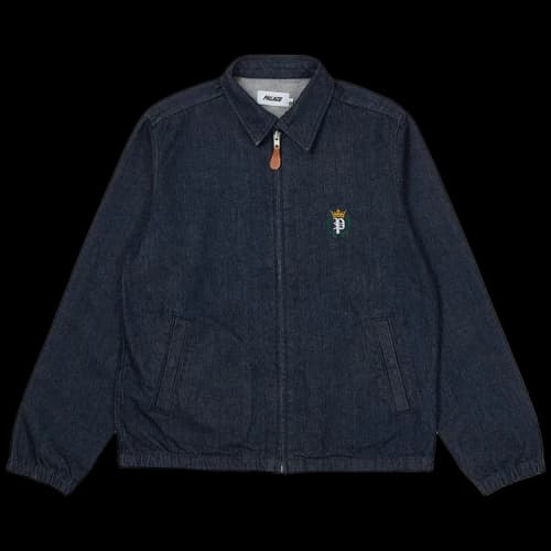 Palace Washed Denim Harrington 'Navy'