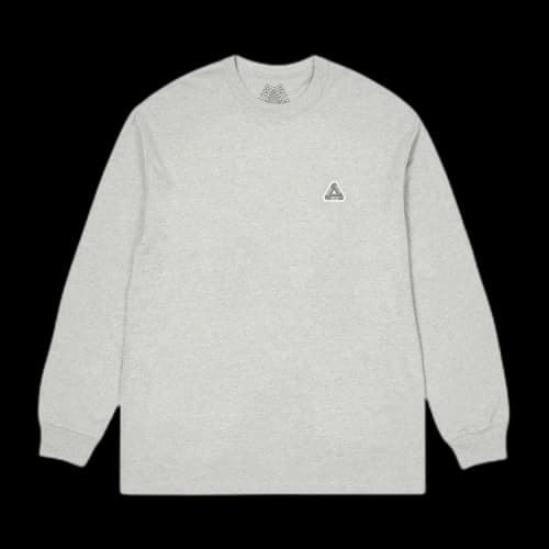 Palace Sofar Long-Sleeve 'Grey Marl'