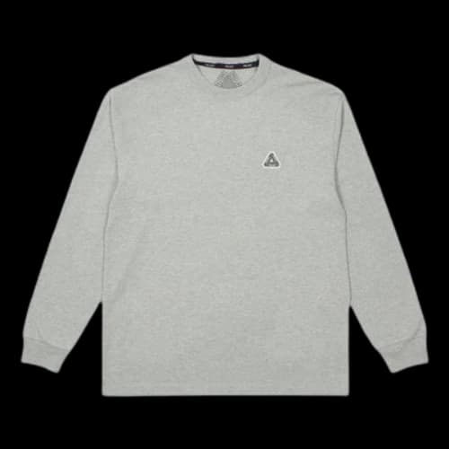 Palace Sofar Longsleeve 'Grey Marl'