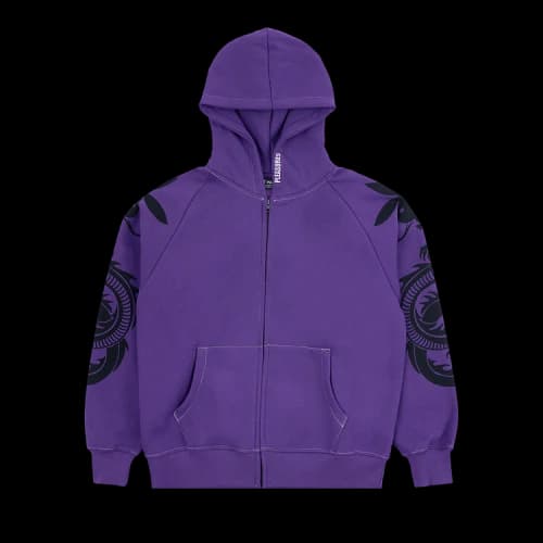 Pleasures x Playboy Tails Zip Hoodie 'Purple'