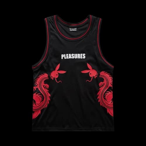 Pleasures x Playboy Tails Basketball Jersey 'Black'