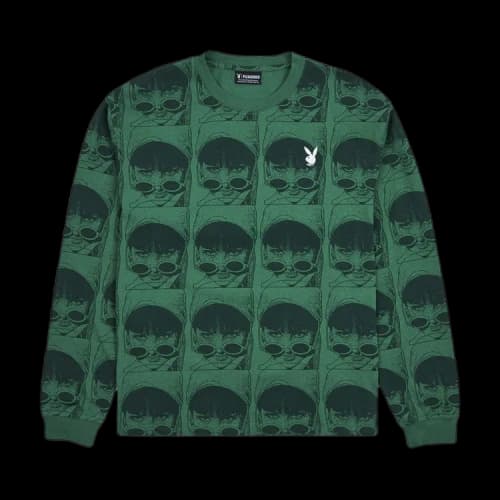 Pleasures x Playboy Playmate Heavyweight Long-Sleeve 'Green'