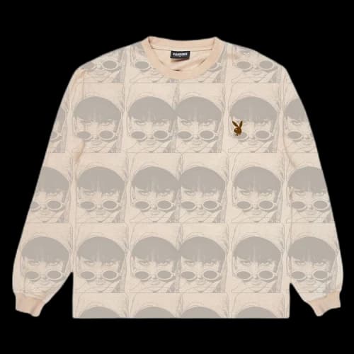 Pleasures x Playboy Playmate Heavyweight Long-Sleeve 'Natural'