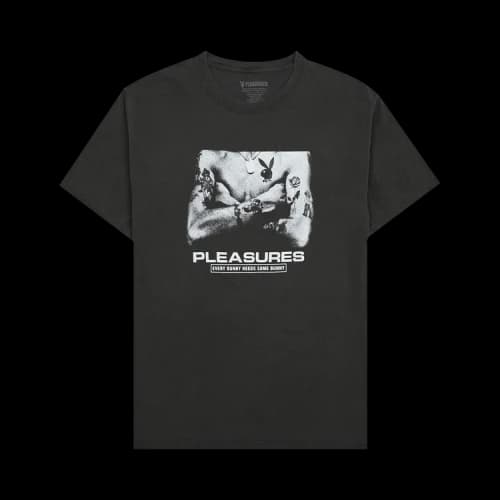 Pleasures x Playboy Tough Washed T-Shirt 'Black'