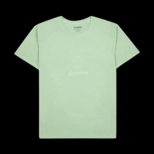 Pleasures x Playboy Entertainment Pigment Dye T-Shirt 'Green'