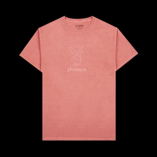 Pleasures x Playboy Entertainment Pigment Dye T-Shirt 'Red'