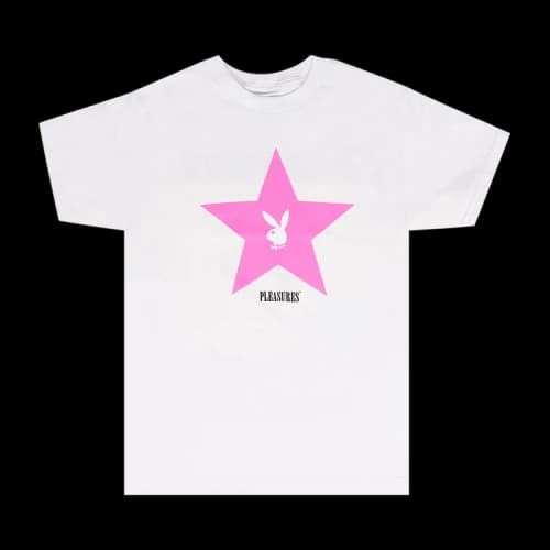 Pleasures x Playboy Connect T-Shirt 'White'