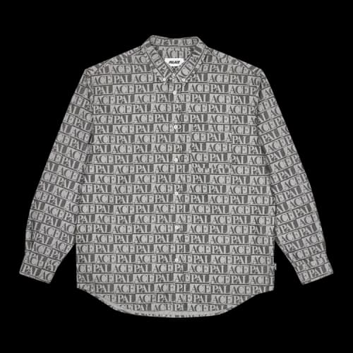 Palace Domino Print Oxford Shirt 'Black'