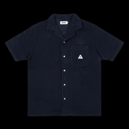 Palace Towelling Shirt 'Navy'