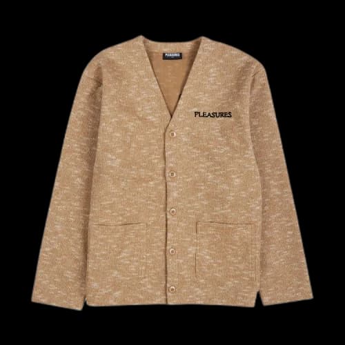 Pleasures Carnivore Cardigan 'Tan'