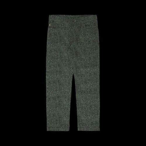 Pleasures Crystal Cheetah Denim Pant 'Green'